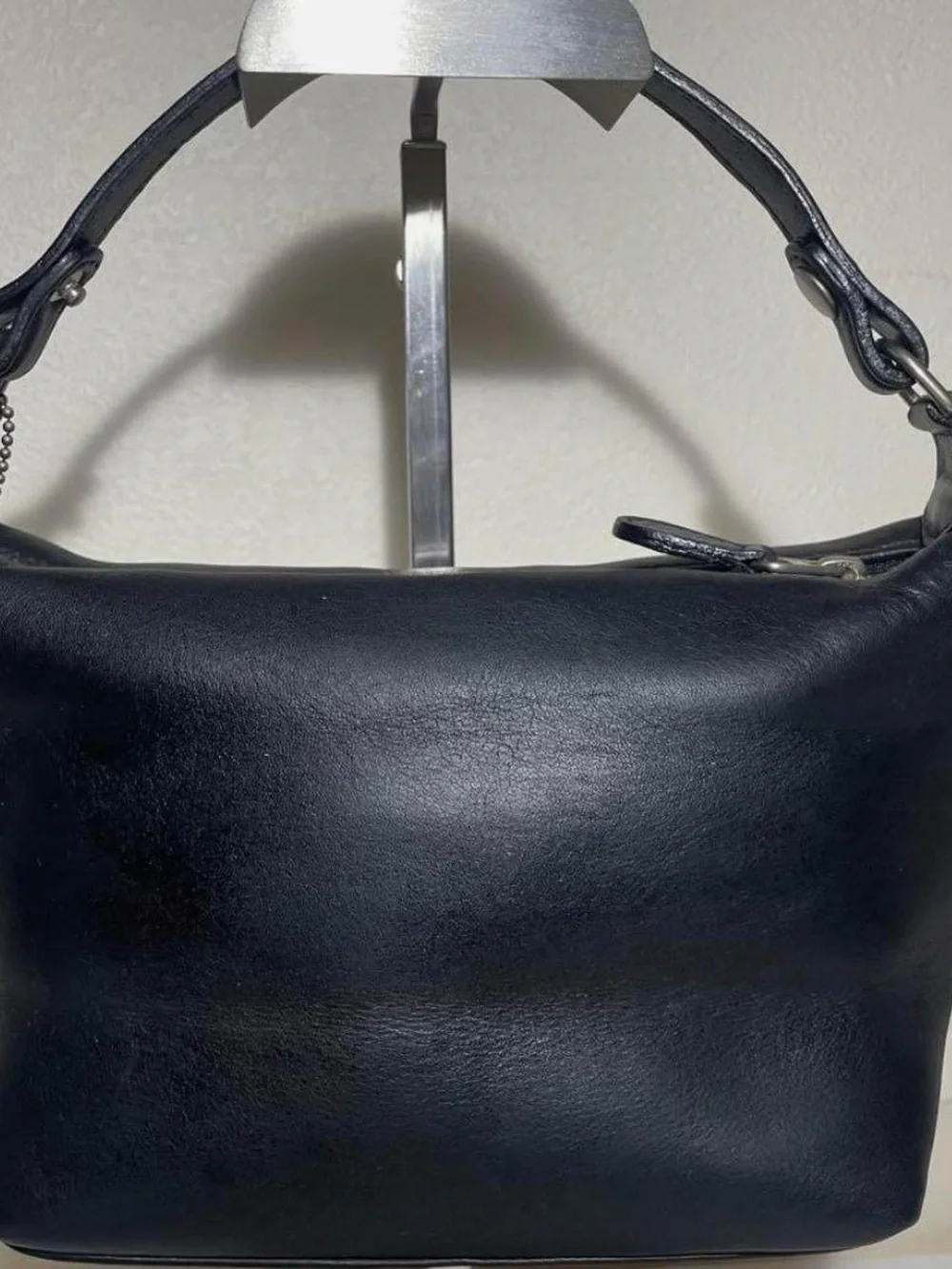 Coach Black Leather Shoulder Bag